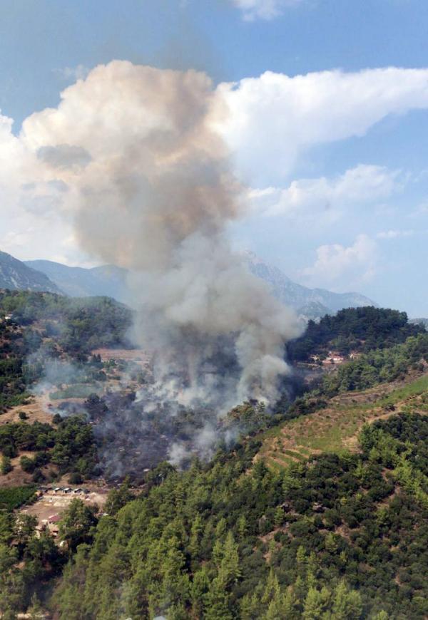 Kumluca Haberleri – Antalya’da orman yangını
