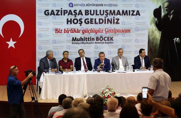 Antalya Haberleri – Başkan Böcek Gazipaşa’yı ziyaret etti