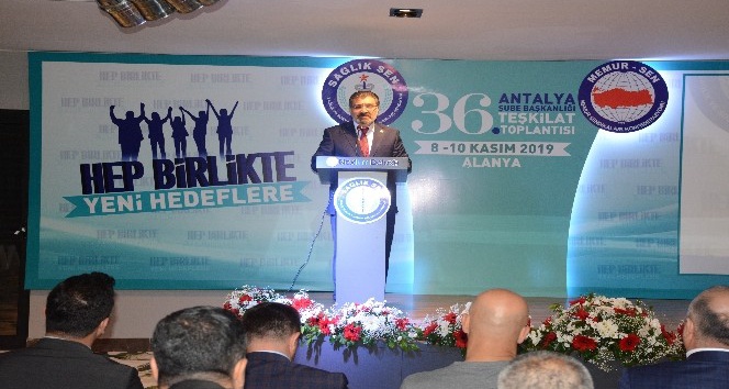 Sağlık Sen Antalya Başkanı Kuluöztürk: “Yeni hedeflerle yeniden başlayacağız”