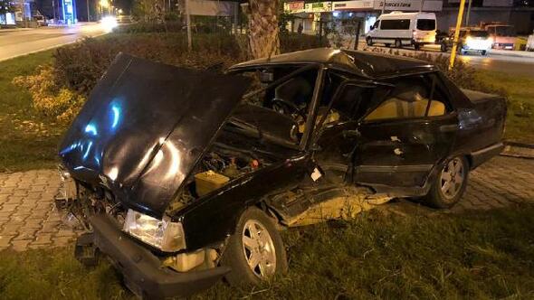 Gazipaşa’da otomobiller çarpıştı: 1 yaralı
