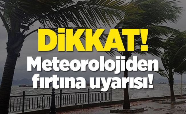 Meteorolojiden Antalya için sağanak yağış ve şiddetli fırtına uyarısı