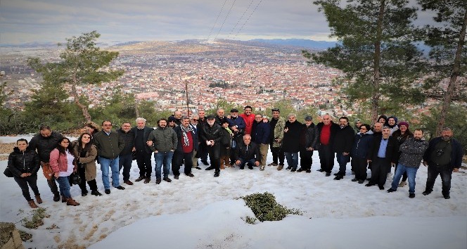 Başkan Ömer İşlek, gazetecilerle birayaya geldi