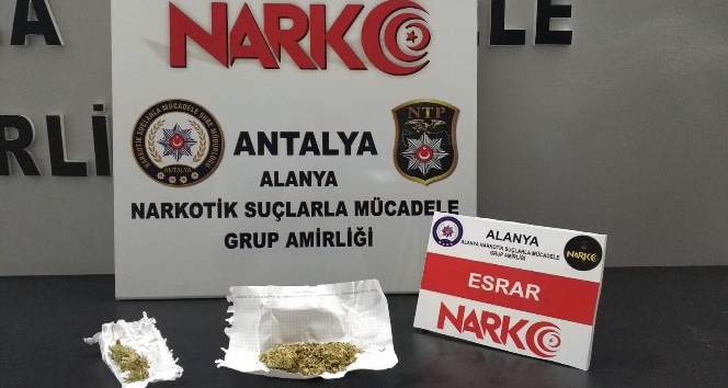 Alanya’da uyuşturucu operasyonu