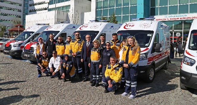 Sağlık Bakanlığından Antalya’ya 5 yeni ambulans