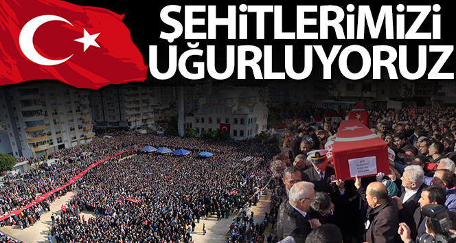 Türkiye şehitlerini uğurladı