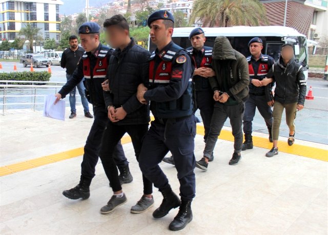 Alanya’da avokado hırsızları jandarmaya takıldı