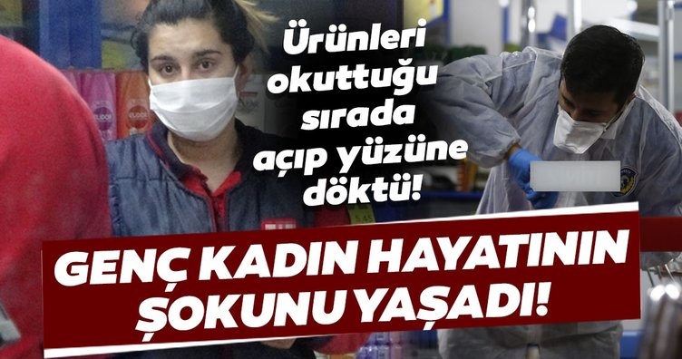 Kasiyerin yüzüne kola döktü, kasadaki paraları çalıp kaçtı