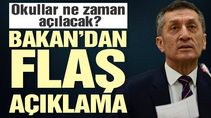 Son dakika… Bakan Selçuk açıkladı: Okullar ne zaman açılacak?