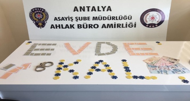 Antalya’da kumar oynayanlara 152 bin para cezası