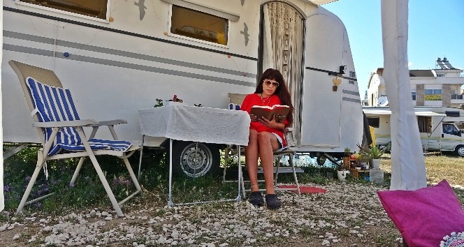 Antalya’da tam izolasyonlu tatilin adresi karavanların sayısı artıyor