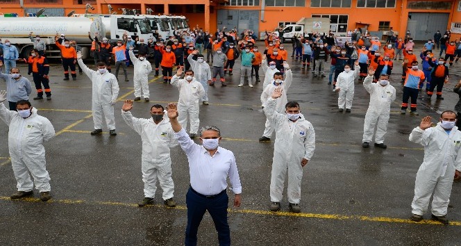 Muratpaşa’da üçte iki personelle hizmet