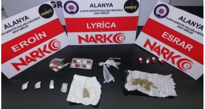 Alanya’da uyuşturucu operasyonu: 11 gözaltı