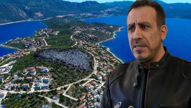 Haluk Levent, Kaş’ta yanan 25 dönümlük alanı ağaçlandırmak için çalışmalara başladı