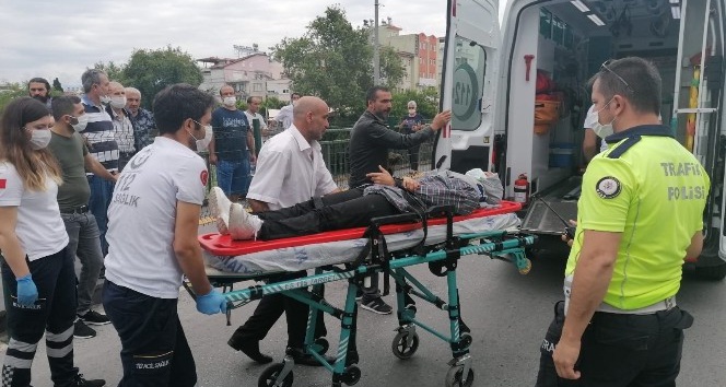 Antalya’da motosiklet kazası: 1 yaralı
