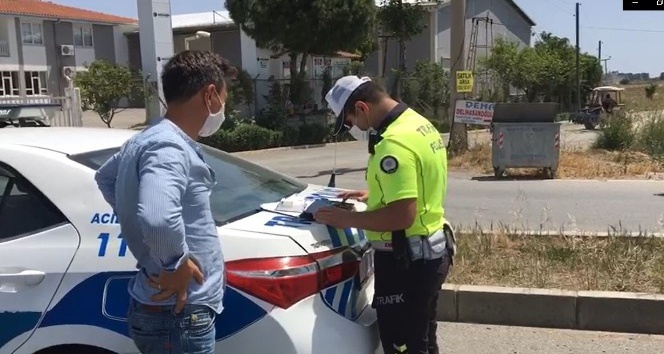 Antalya’da 69 sürücüye ceza havadan geldi