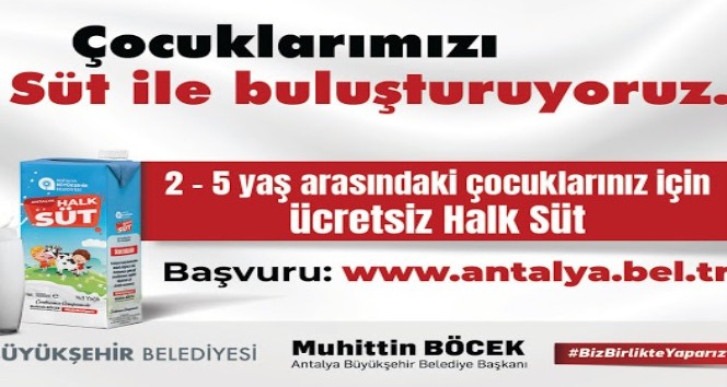 Halk Süt için başvurular başlıyor