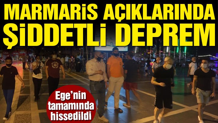 Son dakika… Marmaris açıklarında 5.2 büyüklüğünde deprem! (Son depremler)