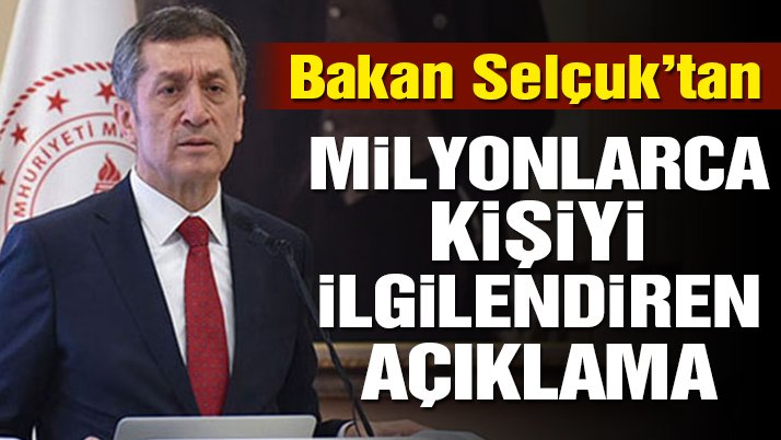 Bakan Selçuk’tan LGS sonuç tarihi açıklaması
