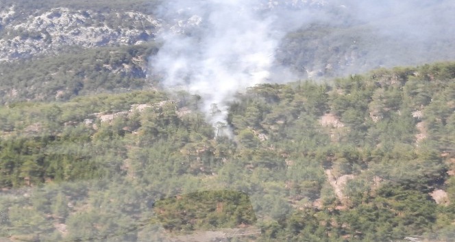 Antalya’da korkutan orman yangını