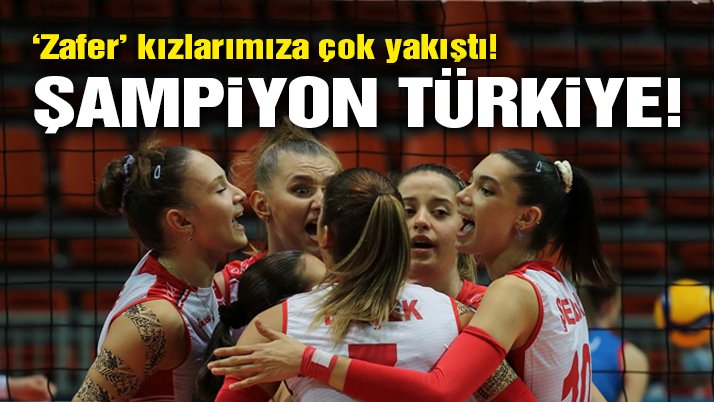 Türkiye, Avrupa şampiyonu! Bravo kızlar! | CEV U19 Genç Kızlar Avrupa Şampiyonası Finali