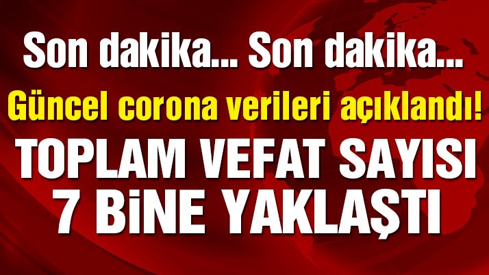 Son dakika… 12 Eylül corona virüsü verileri açıklandı!