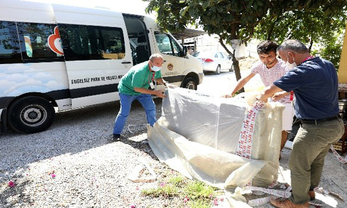 Alanya Belediyesinden dar gelirli ailelere destek