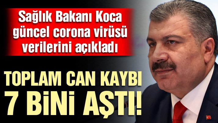 Bakan Koca, coronadan kaynaklı can kaybı ve vaka sayısını açıkladı! İşte 13 Eylül tablosu…