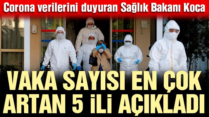 Son dakika… Güncel corona virüsü verileri açıklandı! İşte 6 Eylül tablosu…