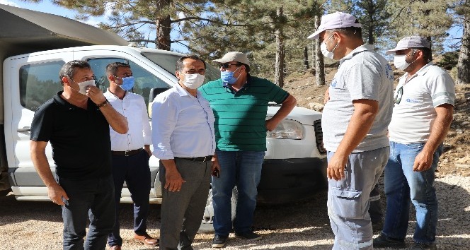 Büyükşehirden Gazipaşa’nın yaylalarında yol çalışması