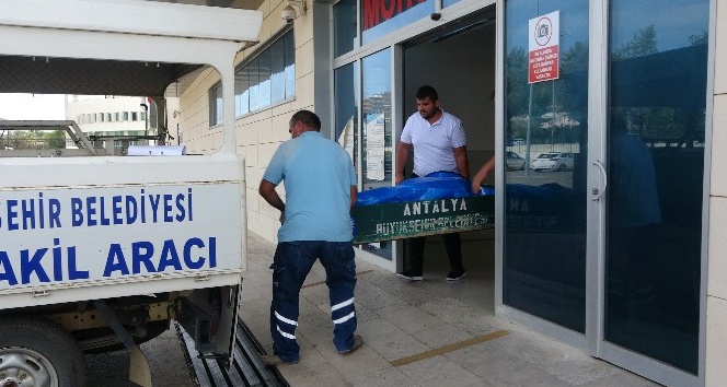 Antalya’da damadı tarafından öldürülen kayınvalidenin cenazesi morgdan alındı