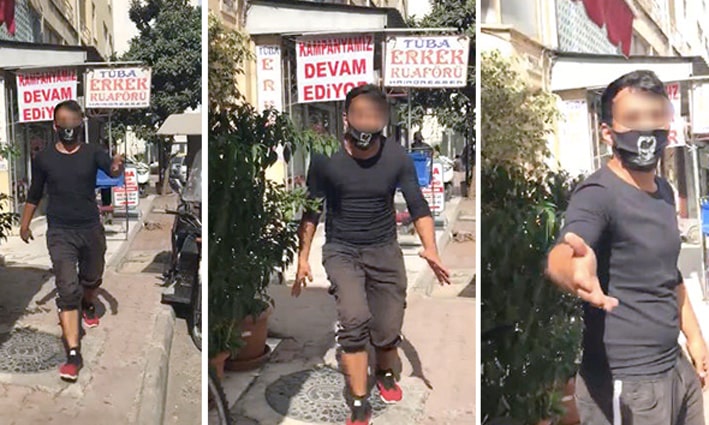 Antalya’da seyyar satıcı, kendisini cep telefonuyla çeken kadın zabıtaya saldırdı