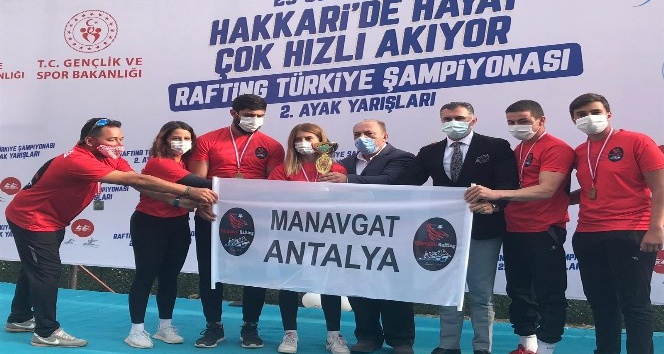 Türkiye Rafting Şampiyonasına Manavgat damgası