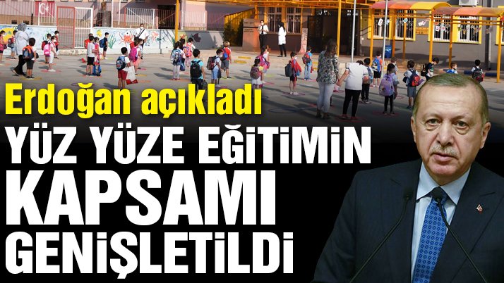 Son dakika… Kabine toplantısı sona erdi! Erdoğan’dan yüz yüze eğitim açıklaması