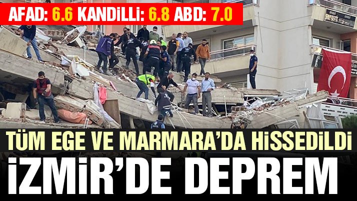 Son dakika… İzmir’de 6.6 büyüklüğünde deprem! İstanbul’da da hissedildi!