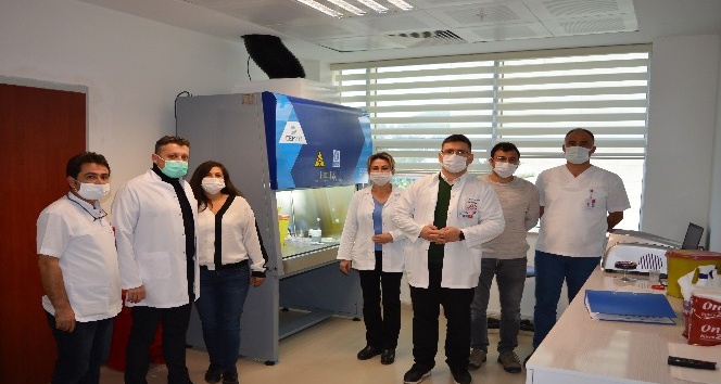 5. PCR laboratuvarı, Finike Devlet Hastanesinde hizmete başladı