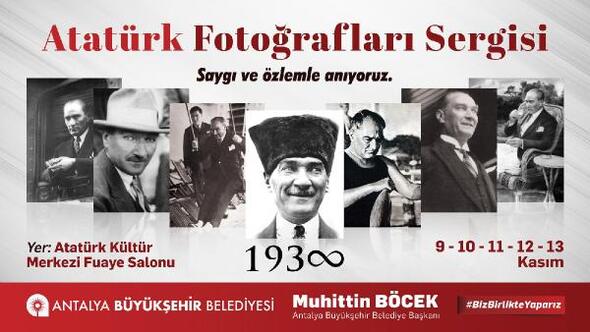 Büyükşehir’den 10 Kasım Atatürk Fotoğrafları Sergisi