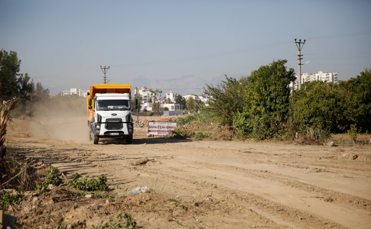 Kırcami’de yol açım çalışmaları devam ediyor