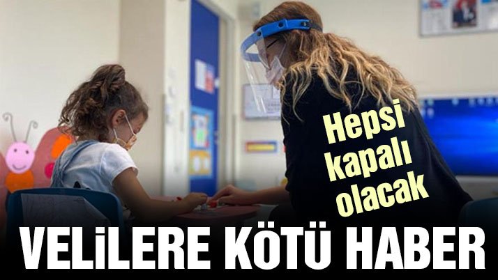 Son dakika… Tüm eğitim kurumları kapalı olacak