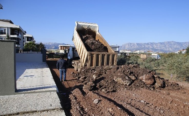 Döşemealtı Altınkale’ye yol çalışması