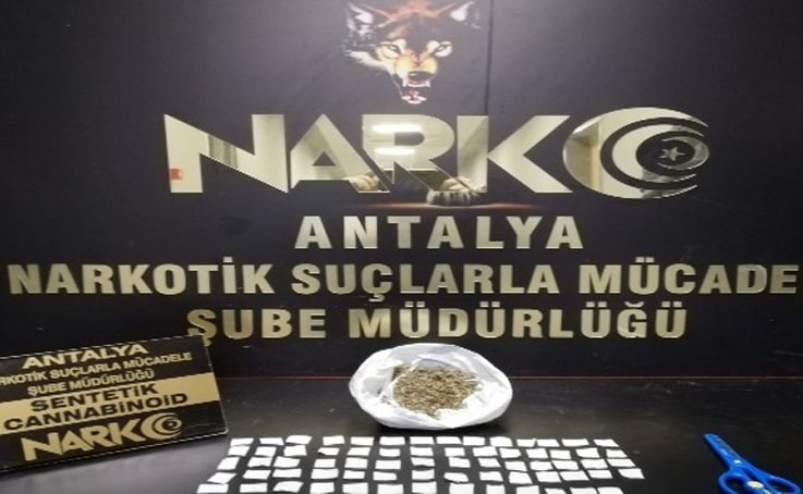 Antalya’da uyuşturucu operasyonu: 1 tutuklama