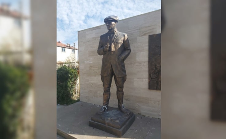 Atatürk büstlerine zarar veren şüpheli, gizlendiği bağ evinde yakalandı