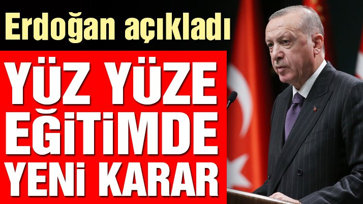 Son dakika… Erdoğan’dan yüz yüze eğitim, asgari ücret, corona virüsü mutasyonu ve aşı açıklaması