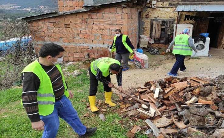 Kaş Belediyesinden evde temizlik hizmeti