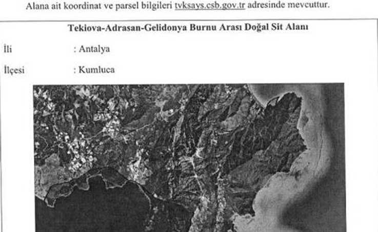Tekirova- Adrasan- Gelidonya Burnu Arası ‘nitelikli koruma alanı’ ilan edildi