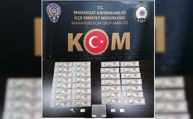 Antalya’da sahte para operasyonunda 5 gözaltı