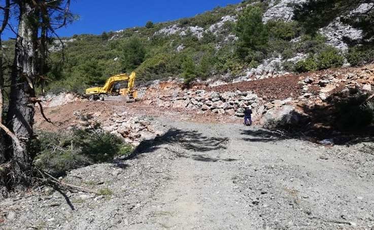 Alanya kırsalında yol hasreti bitti