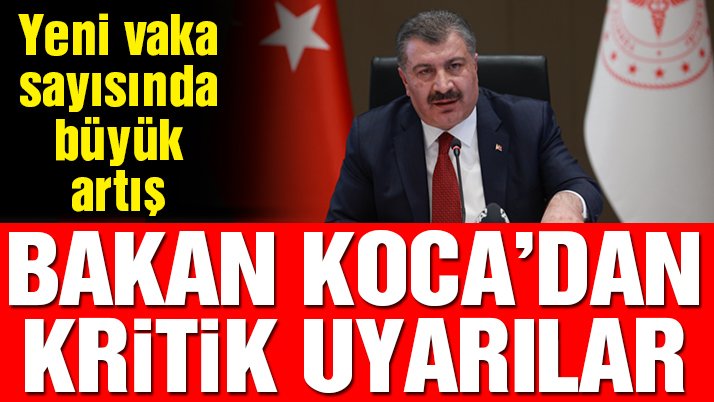 Son dakika… 23 Mart corona virüsü verileri açıklandı! Bakan Koca’dan kritik uyarılar