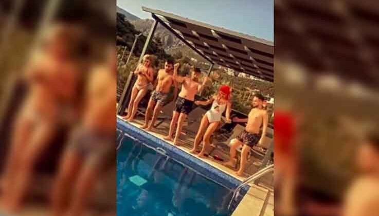 Villada ‘pes’ dedirten kaçak havuz partisi