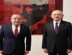 Başkan Böcek CHP Genel Başkanı Kılıçdaroğlu’na projelerini anlattı