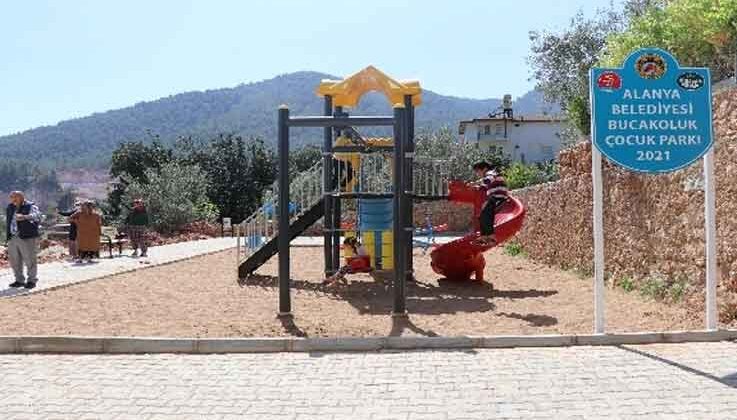 Alanya Belediyesi’nden Oba Mahallesi yeni çocuk parkı